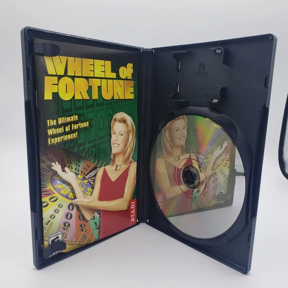 Wheel of Fortune Sony PlayStation‎ 2 PS2 Atari 2003 Vanna White CIB SLUS-20796
